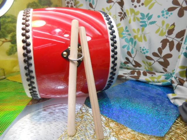 (送料無料)33.980円　R大太鼓36cm撥二本付きとサージ/モス布3mセット