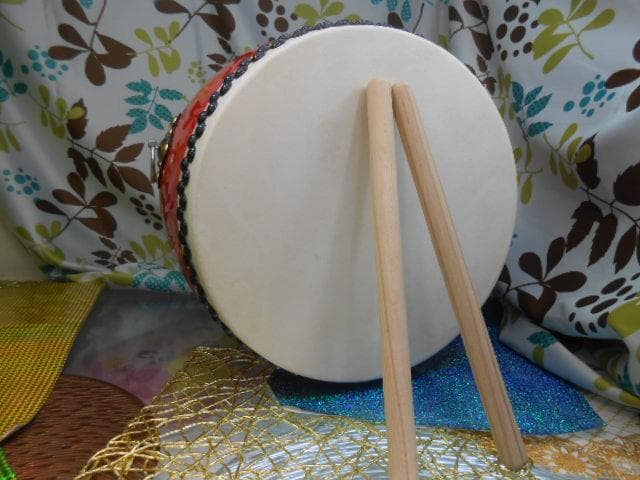 (送料無料)33.980円　R大太鼓36cm撥二本付きとサージ/モス布3mセット