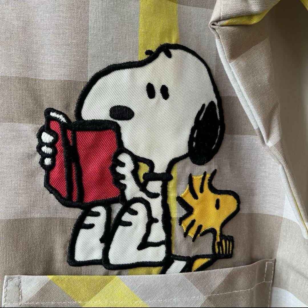【新品】スヌーピー＆ミッフィー　割烹着　エプロン　スモック　保育士　看護師