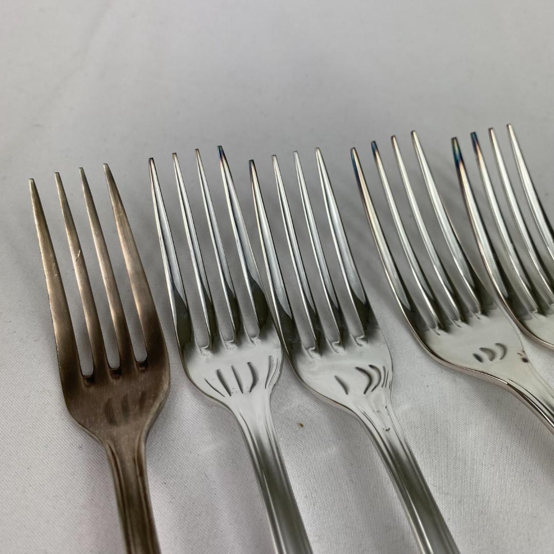 希少 SAKS (E.P.S.N) 洋白銀 フォーク スプーン など15本セット