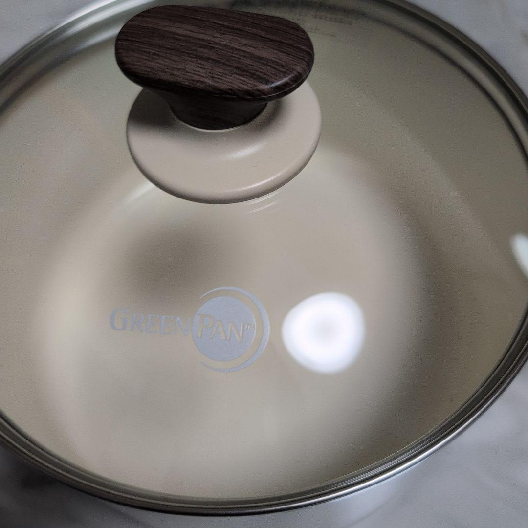 GreenPan Wood Be グリーンパン ウッドビー 20センチ 両手鍋