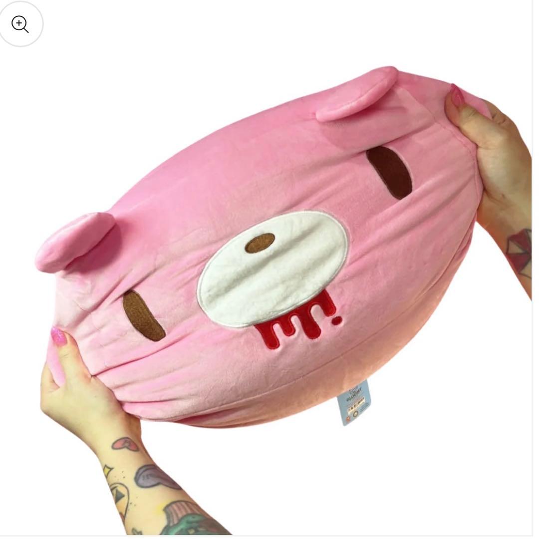 【北米輸入品】グルーミー　mochi cube クッション　ピンク　完売品