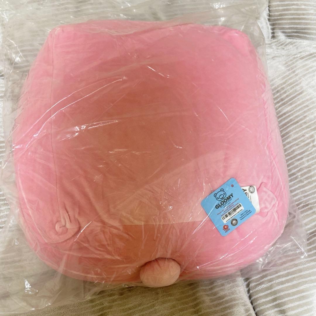【北米輸入品】グルーミー　mochi cube クッション　ピンク　完売品