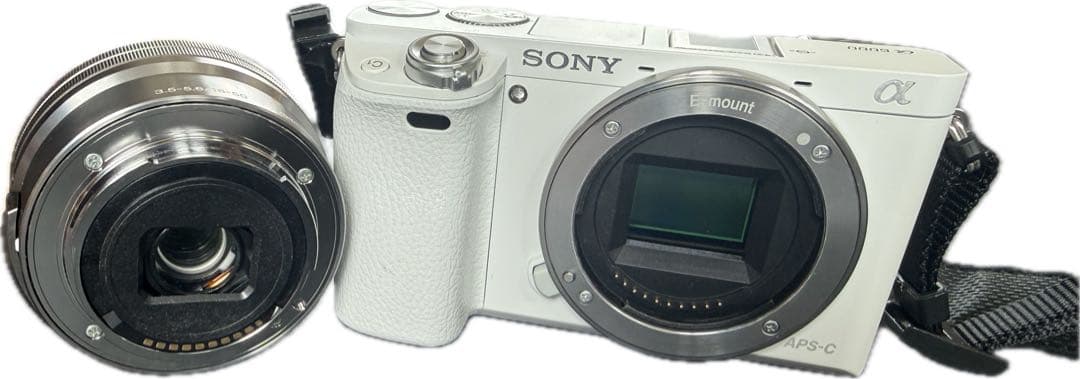 【ショット数8700回】SONY α6000 ダブルズームレンズキット ホワイト