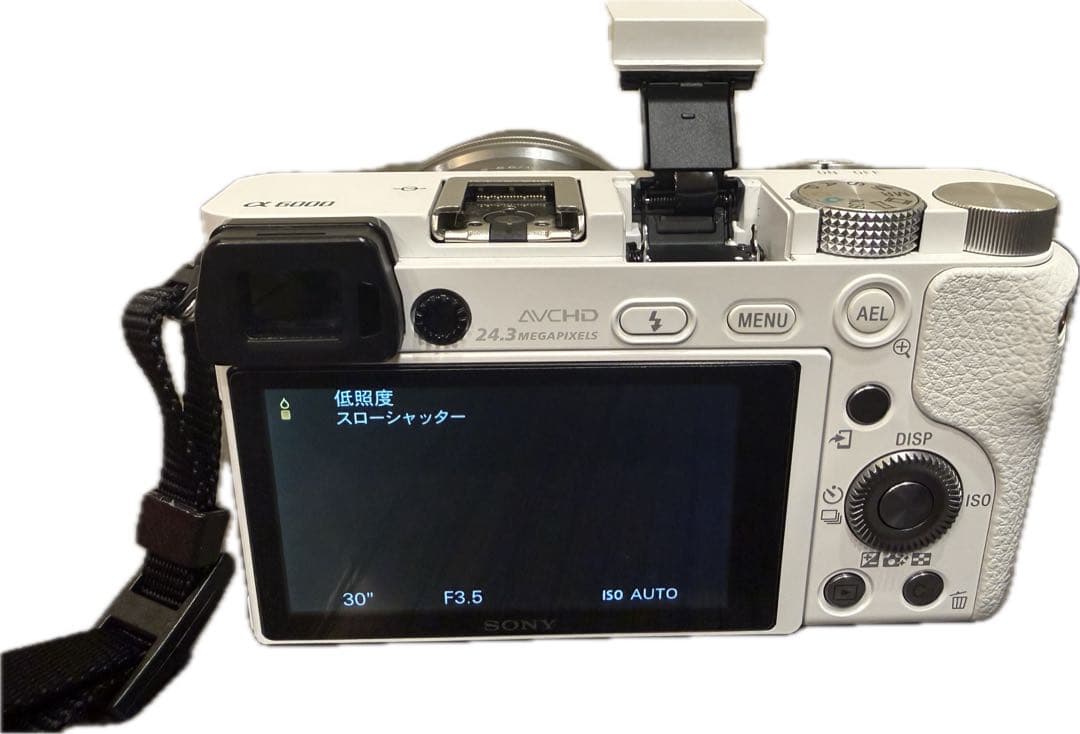 【ショット数8700回】SONY α6000 ダブルズームレンズキット ホワイト