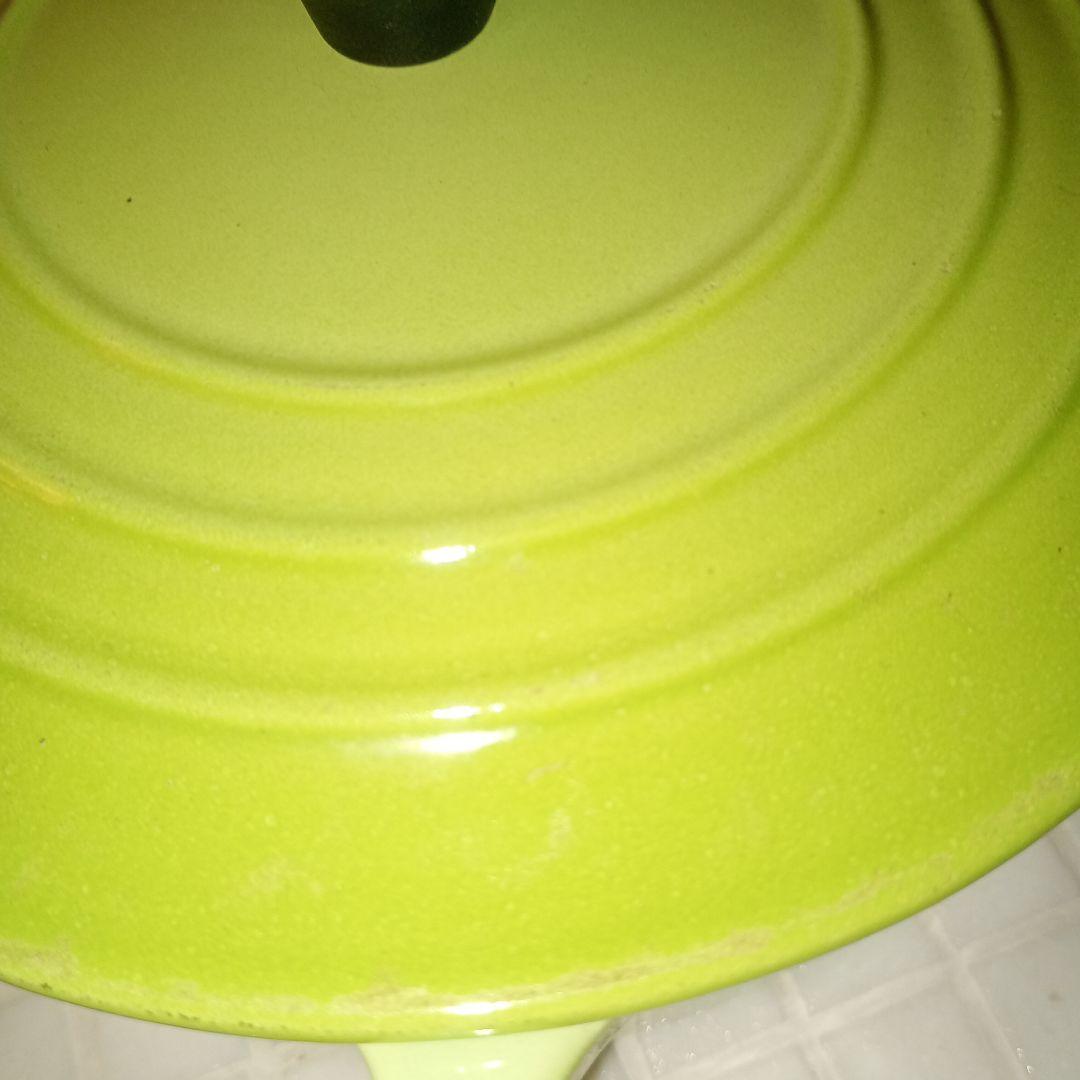 LE CREUSET グリーン 両手鍋 16cm