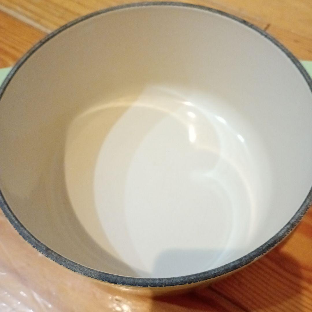 LE CREUSET グリーン 両手鍋 16cm