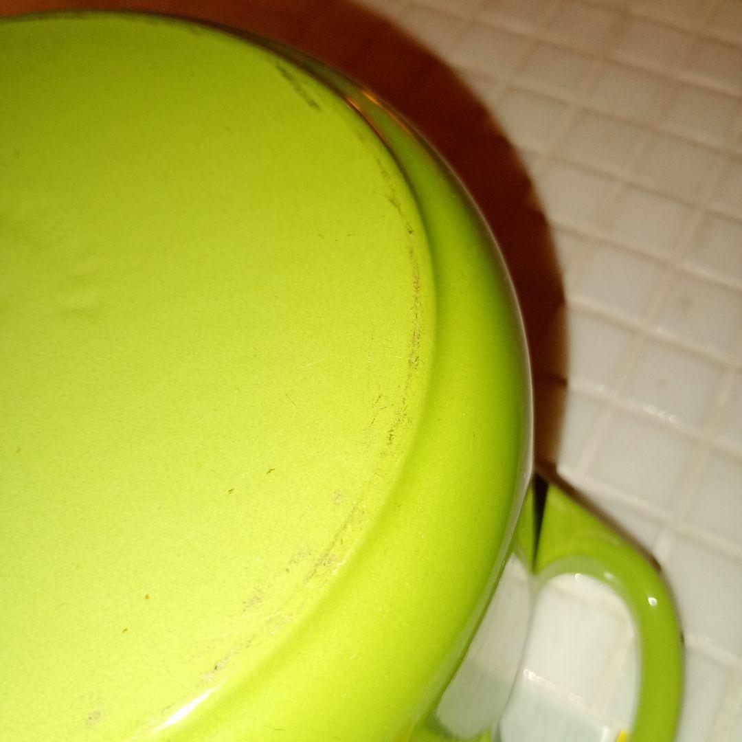 LE CREUSET グリーン 両手鍋 16cm