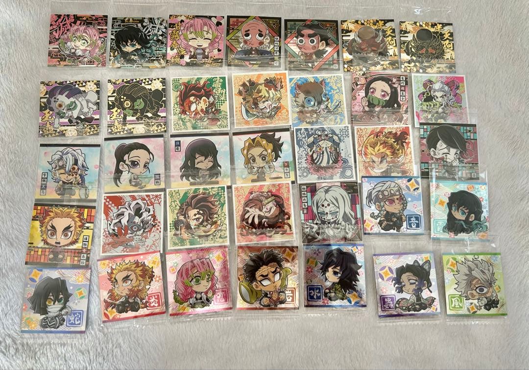 鬼滅の刃　ディフォルメウエハースシール　セミコンプ