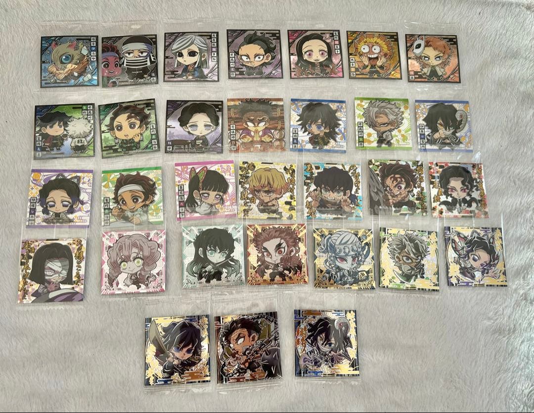 鬼滅の刃　ディフォルメウエハースシール　セミコンプ