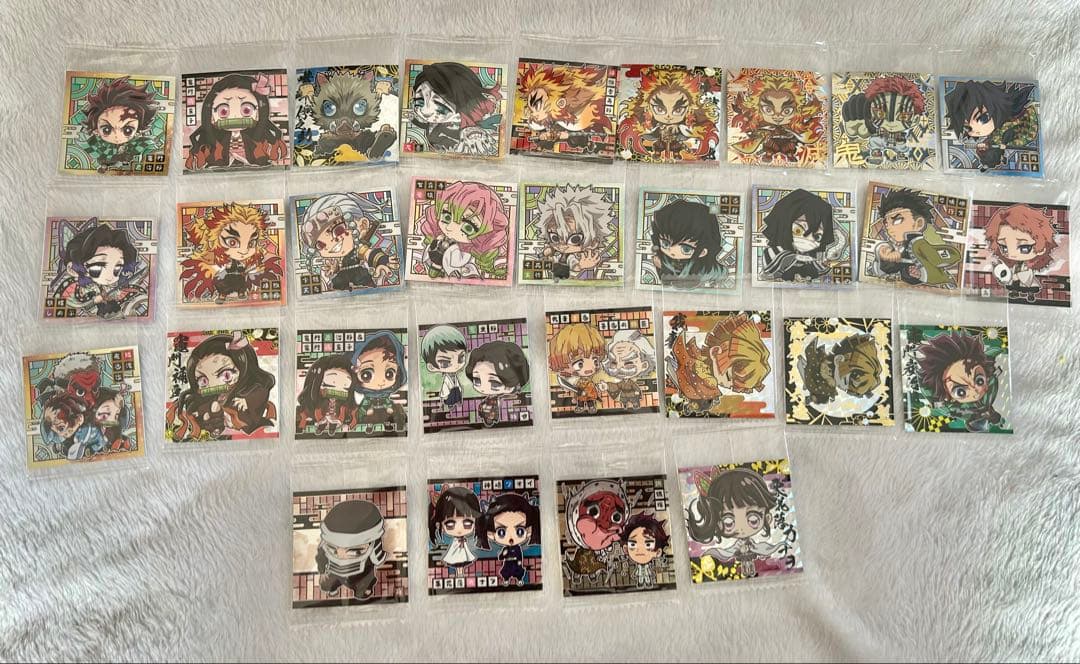 鬼滅の刃　ディフォルメウエハースシール　セミコンプ