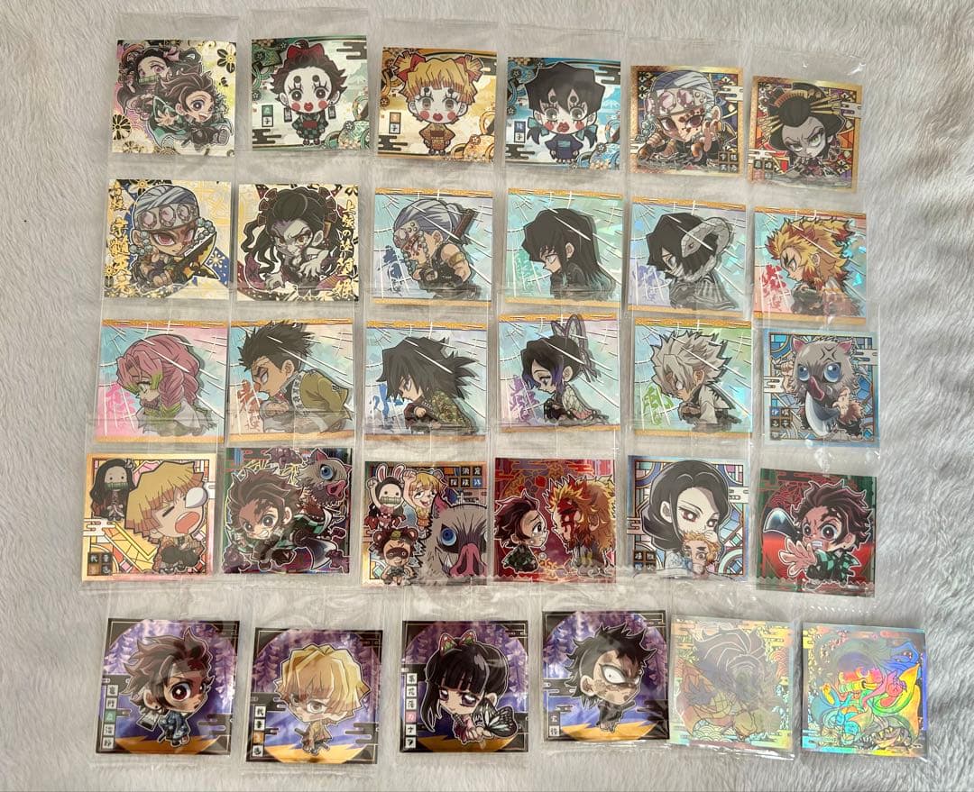 鬼滅の刃　ディフォルメウエハースシール　セミコンプ