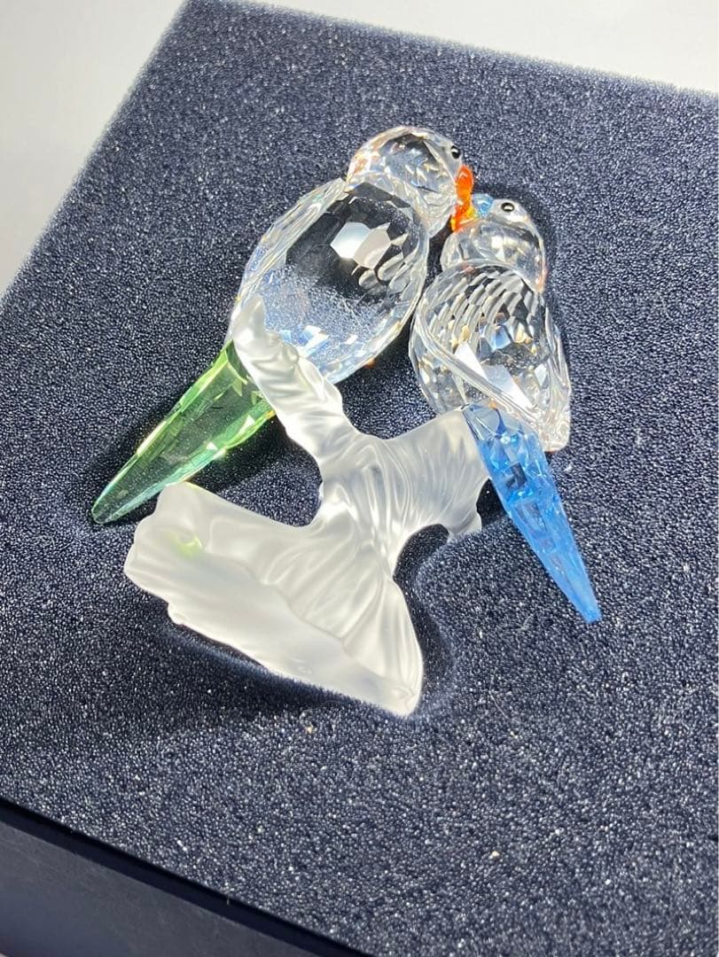スワロフスキー Swarovski クリスタル 『セキセイインコ』680627