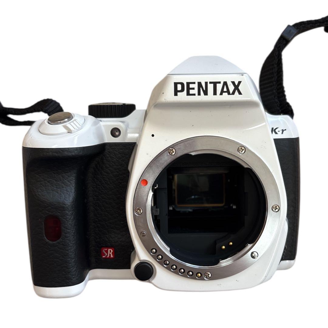 【極美品】PENTAX K-R ホワイト　レンズ 18-55 デジタル一眼カメラ