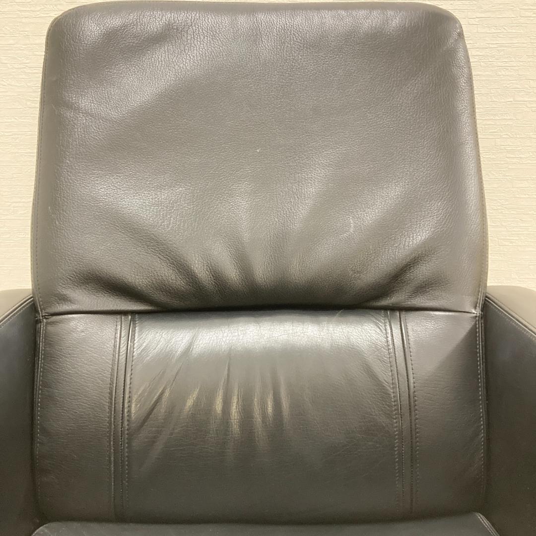 【カリモク】革製　オフィスチェア　デスクチェア A