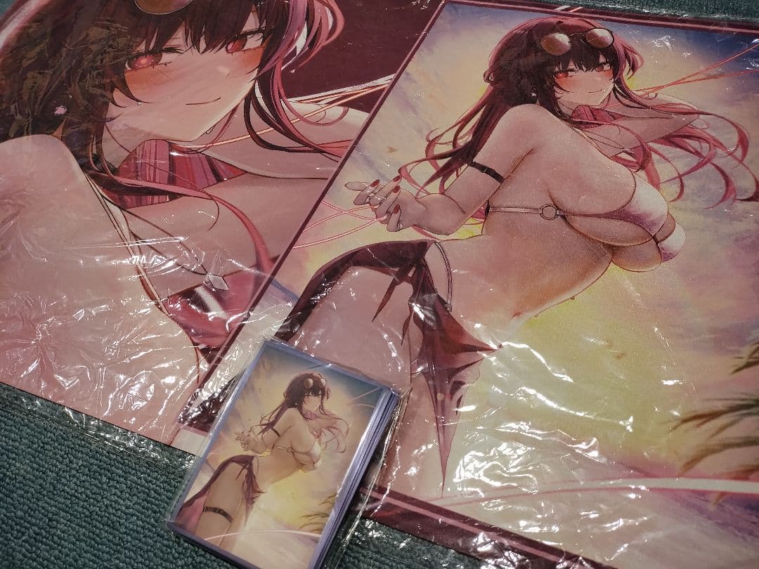 崩壊スターレイル カフカ スリーブ プレマ プレイマット 水着 白詰草