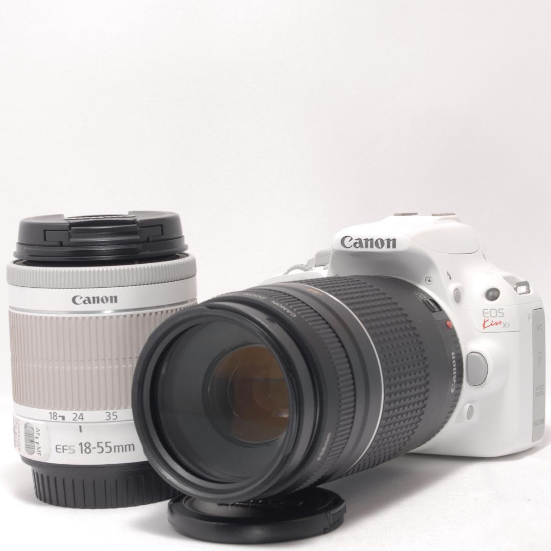 ⭐️ダブルレンズセット⭐️Canon Kiss X7 キャノン　デジタル一眼レフ