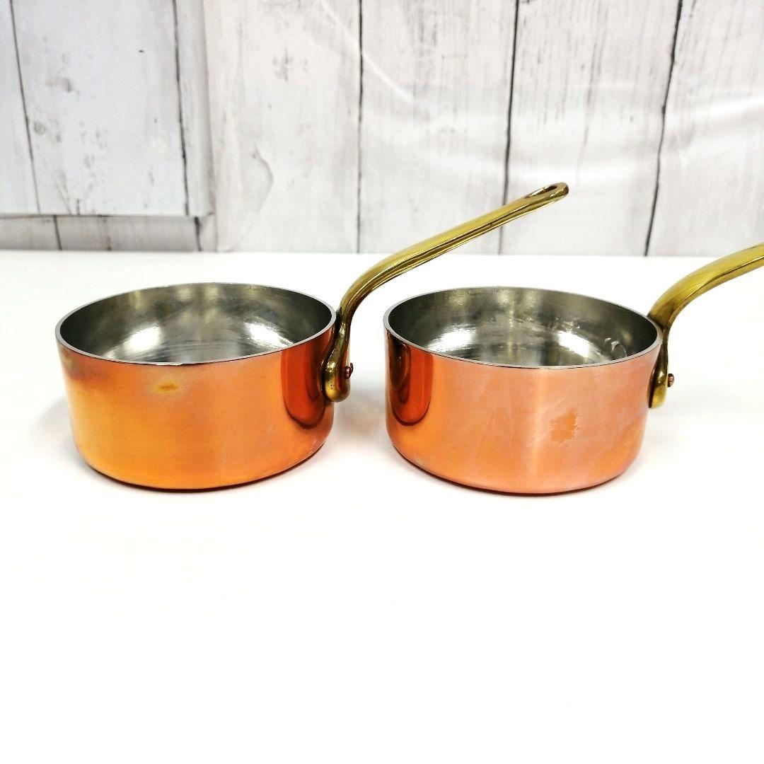 銅製 COPPER WARE JAPAN 80 プチパン 片手鍋 2個