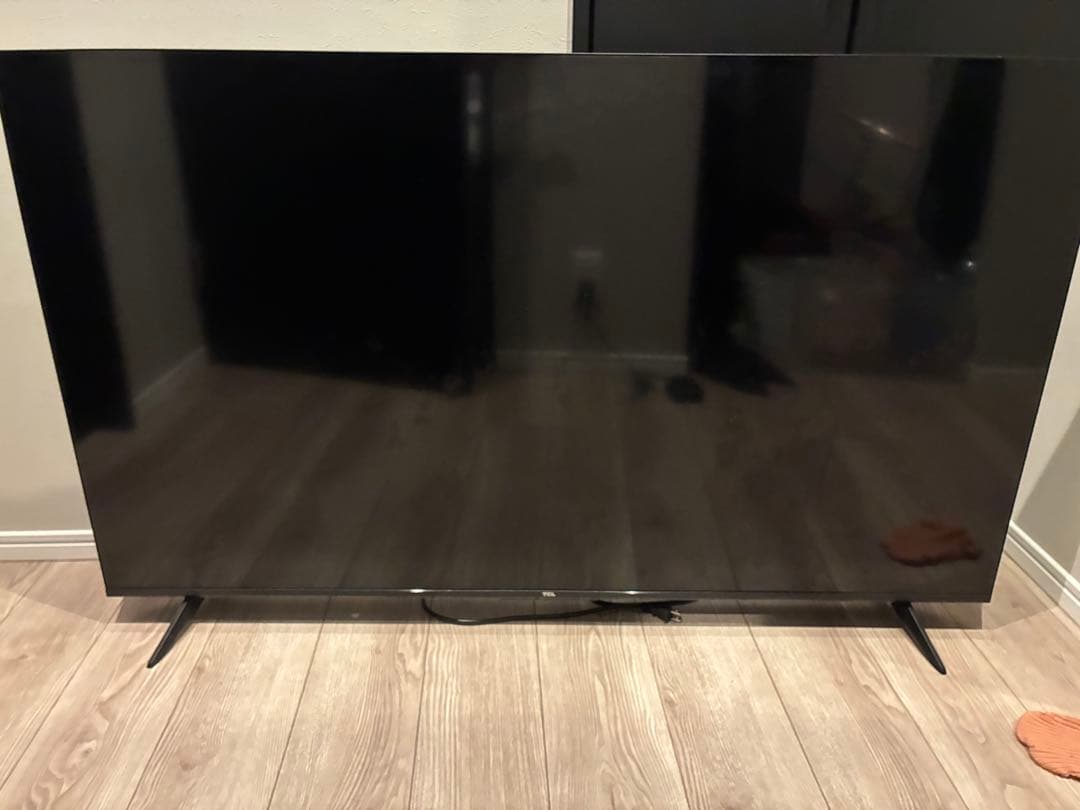 TCL 55P61K 55型4Kテレビ 電源音OK 画面割れ