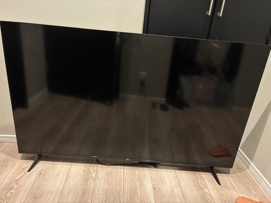 TCL 55P61K 55型4Kテレビ 電源音OK 画面割れ