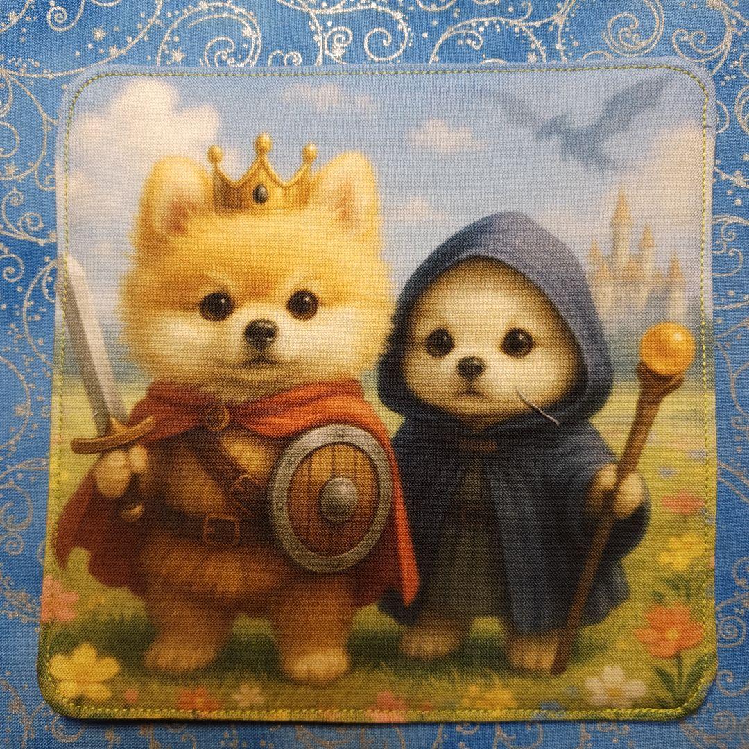 yourelia 　4重ハンカチ　ワンコさん　ネコちゃん柄　18枚