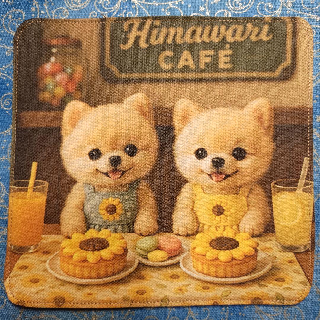 yourelia 　4重ハンカチ　ワンコさん　ネコちゃん柄　18枚