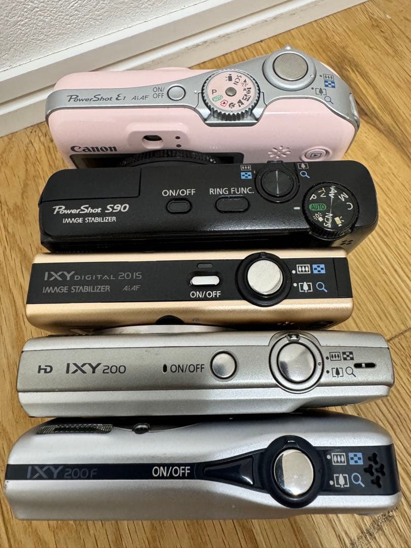 Canon デジカメまとめ売り 5台動作確認
