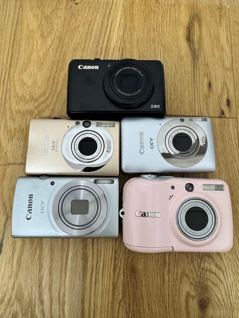 Canon デジカメまとめ売り 5台動作確認