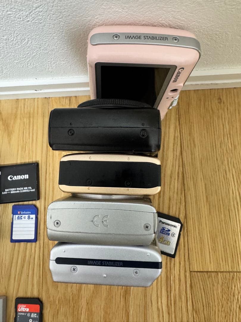 Canon デジカメまとめ売り 5台動作確認