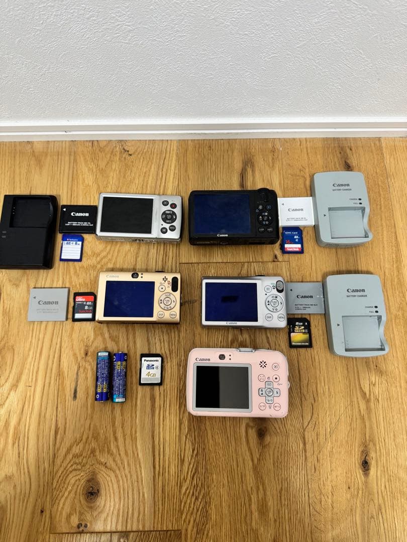 Canon デジカメまとめ売り 5台動作確認