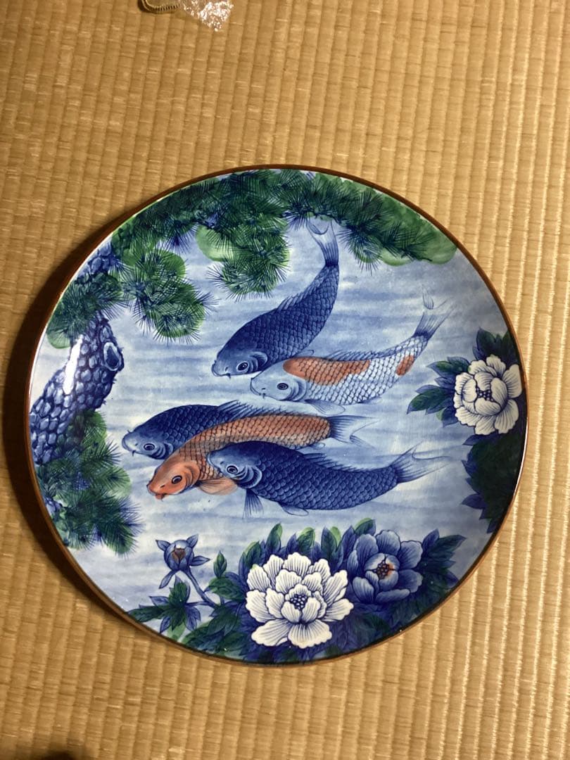 骨董古美術蔵出し大皿作家者41.5cm幅