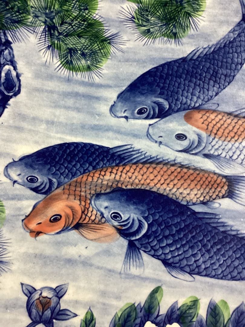 骨董古美術蔵出し大皿作家者41.5cm幅