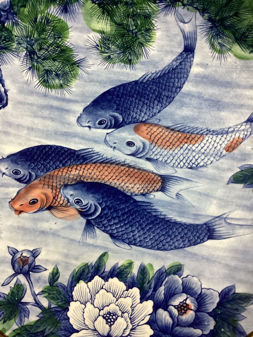 骨董古美術蔵出し大皿作家者41.5cm幅