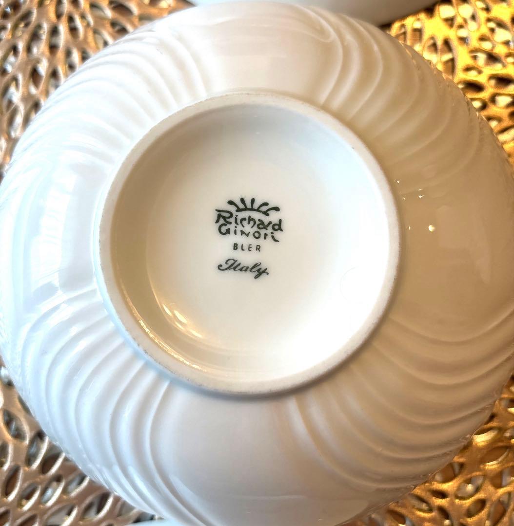 ジノリ1735 リチャードジノリ　ベッキオホワイト3点テーブルコーデ