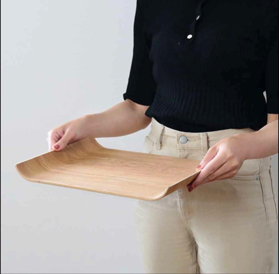 KINTOノンスリップカーブトレイ5枚36x25cmウィロー滑止め カフェ北欧風