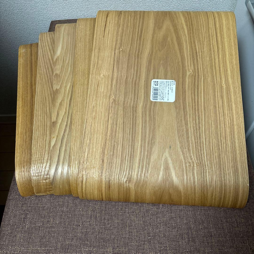 KINTOノンスリップカーブトレイ5枚36x25cmウィロー滑止め カフェ北欧風