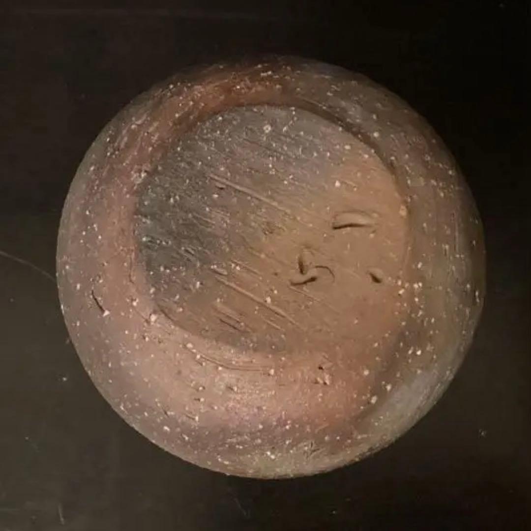 金重晃介　人間国宝　金重陶陽　備前徳利 共箱　花入　フラワーベース　花瓶　花器