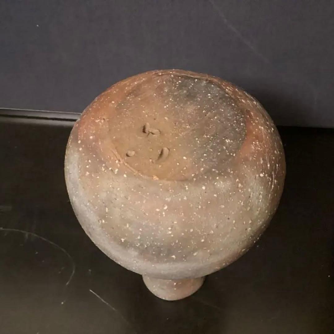 金重晃介　人間国宝　金重陶陽　備前徳利 共箱　花入　フラワーベース　花瓶　花器