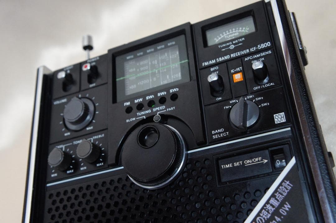 ☆綺麗☆受信OK☆ICF-5800☆スカイセンサー☆ソニーSONY☆BCLラジオ