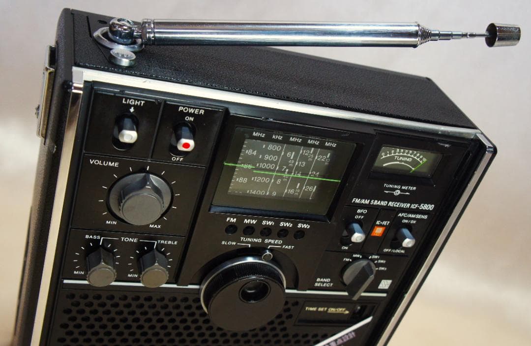 ☆綺麗☆受信OK☆ICF-5800☆スカイセンサー☆ソニーSONY☆BCLラジオ