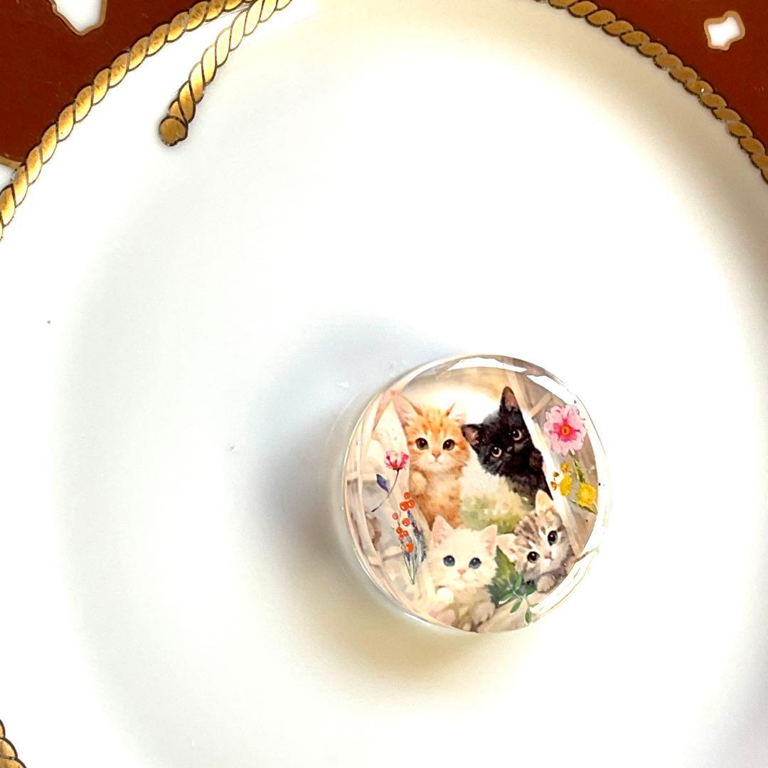 新作☆レジンヘアゴム　可愛い来客