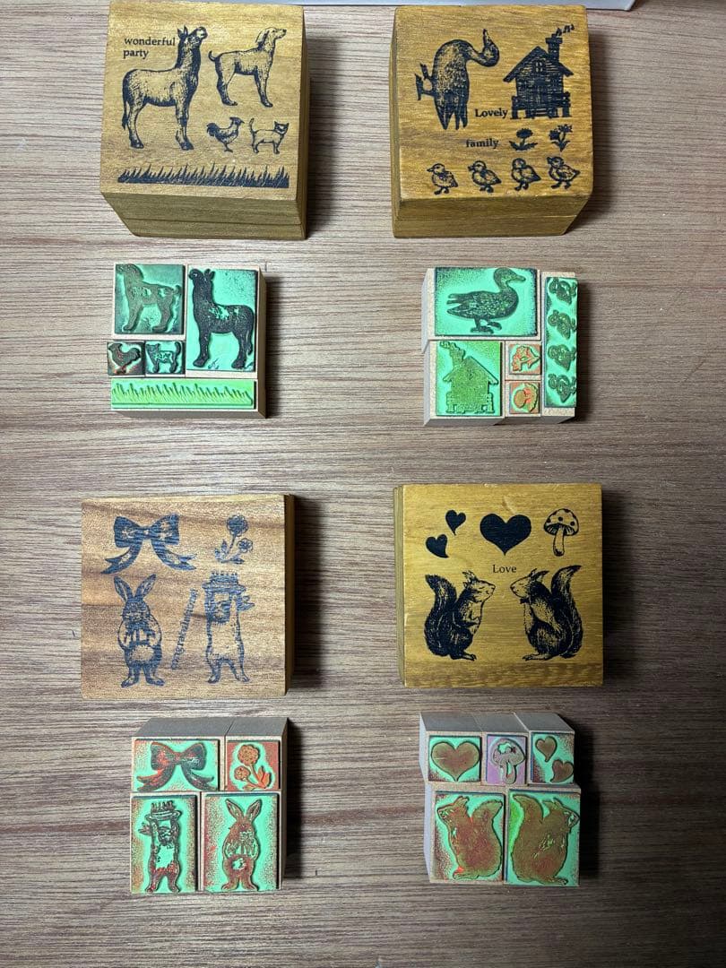 フェリシモ　動物スタンプ