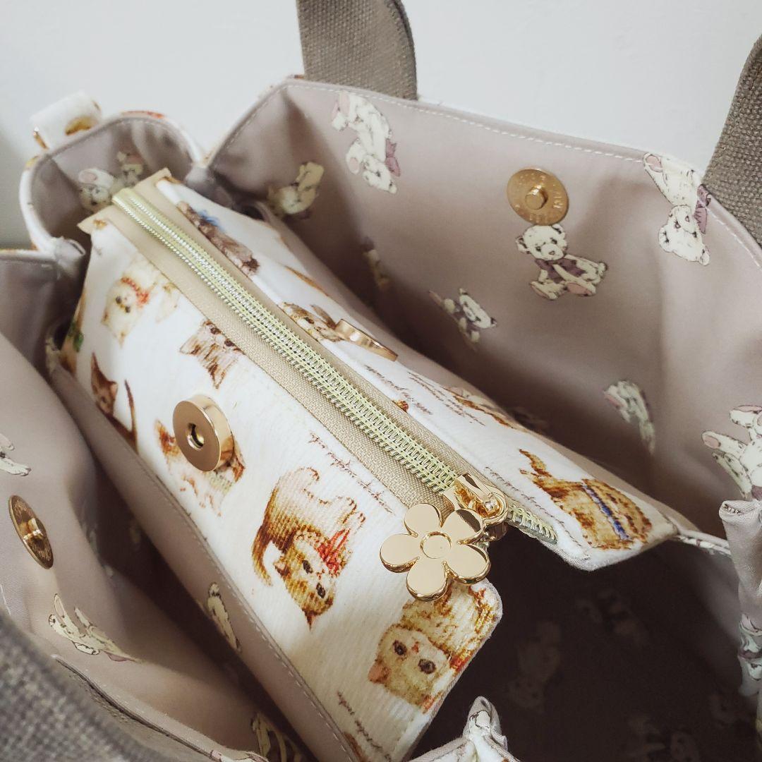《専用》ハンドメイド 3roomsバッグ M