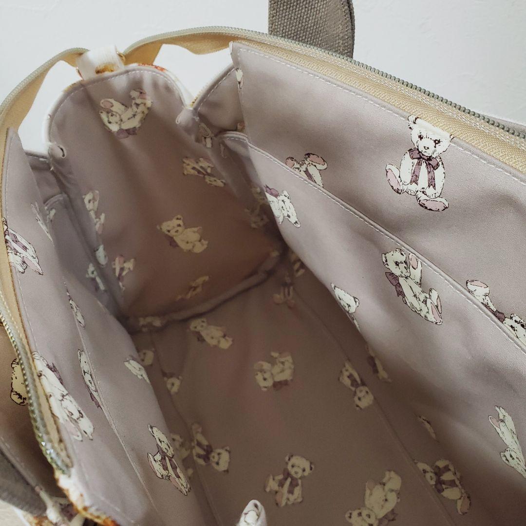 《専用》ハンドメイド 3roomsバッグ M