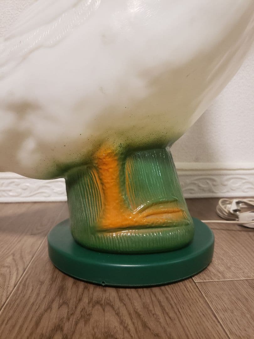 昭和レトロ アヒルライト プラスチック製 インテリア