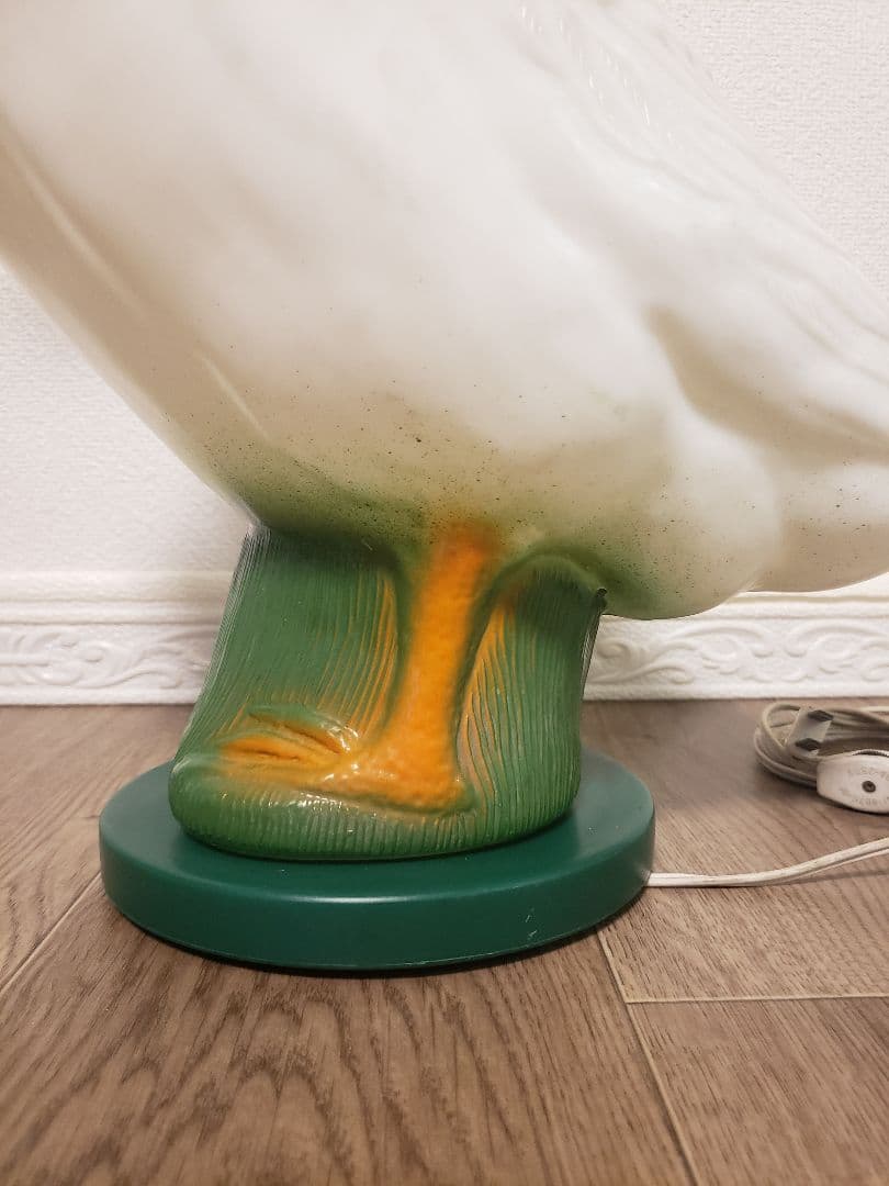 昭和レトロ アヒルライト プラスチック製 インテリア