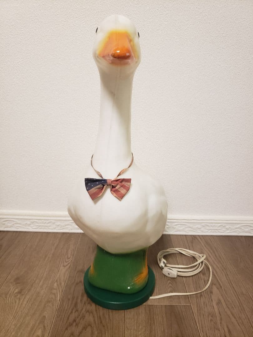 昭和レトロ アヒルライト プラスチック製 インテリア
