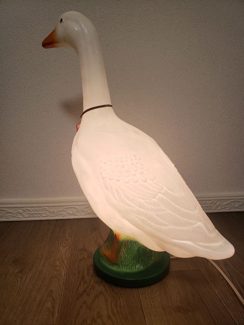 昭和レトロ アヒルライト プラスチック製 インテリア
