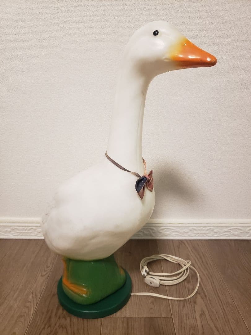 昭和レトロ アヒルライト プラスチック製 インテリア