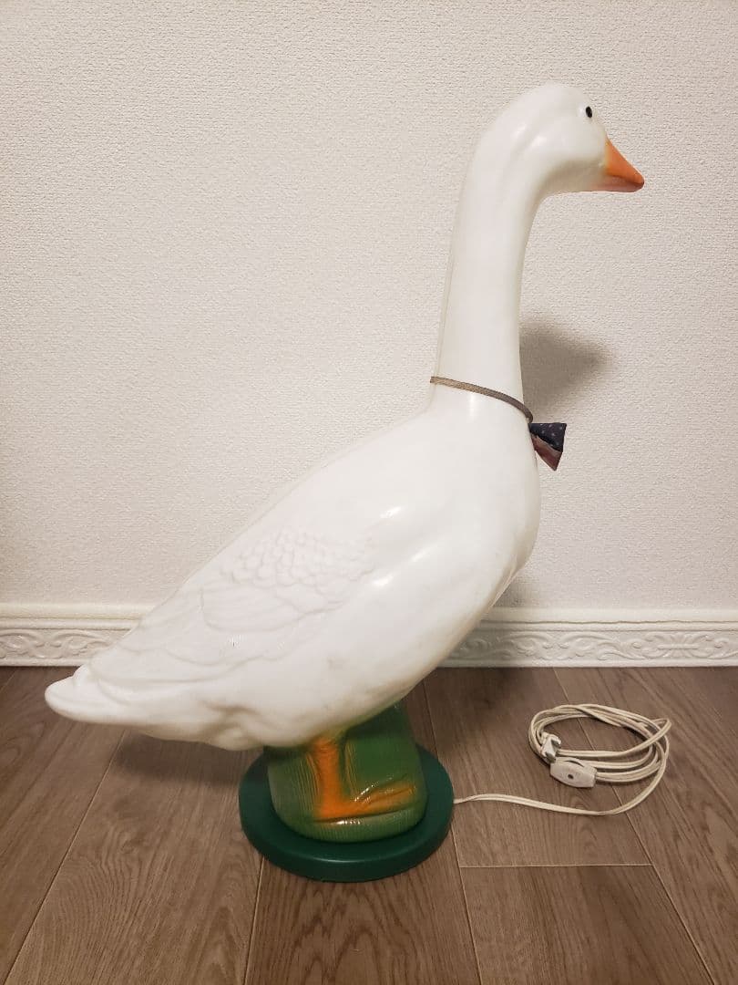 昭和レトロ アヒルライト プラスチック製 インテリア